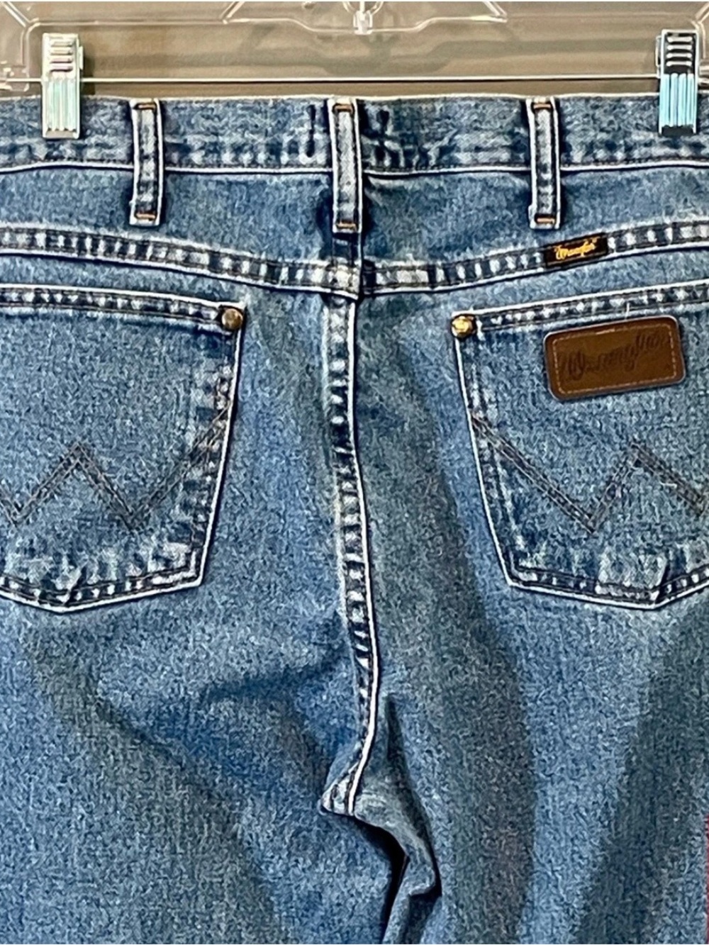 Wrangler Men's Blue Slim Fit Denim Jeans
